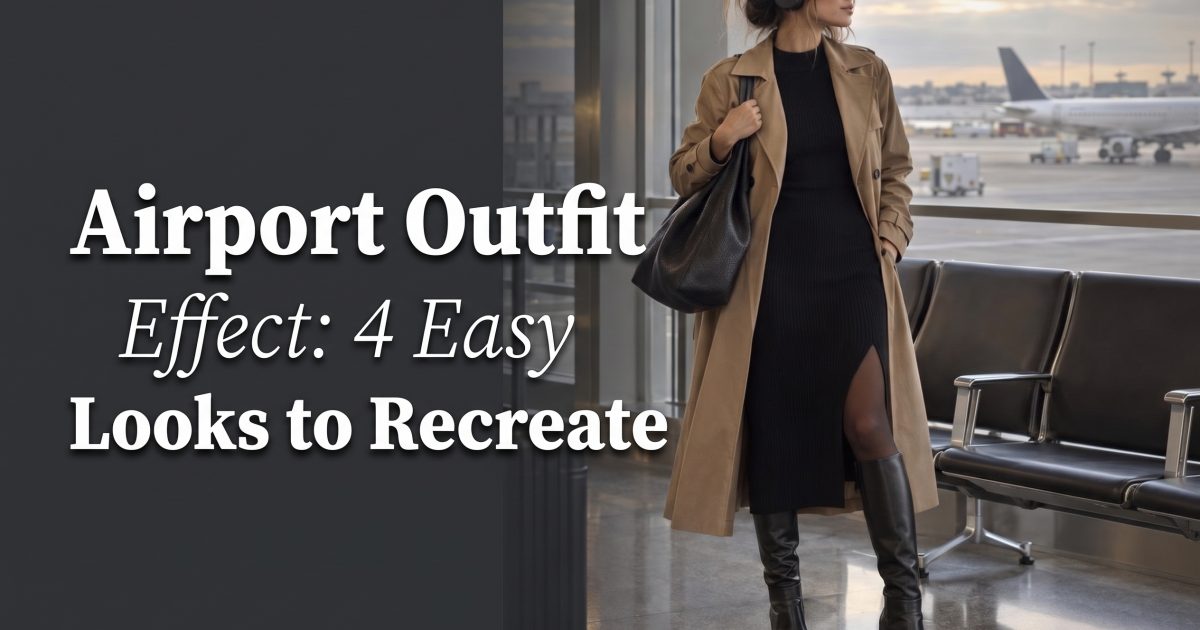 Airport Outfit Effect: 4 Easy Looks to Recreate