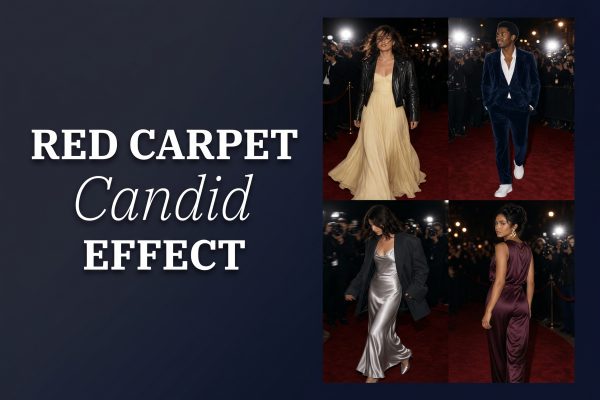 Red Carpet Candid Effect: 4 Creator Looks
