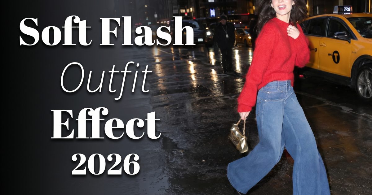 Soft Flash Outfit Effect in 2026: 3 Easy Looks That Work