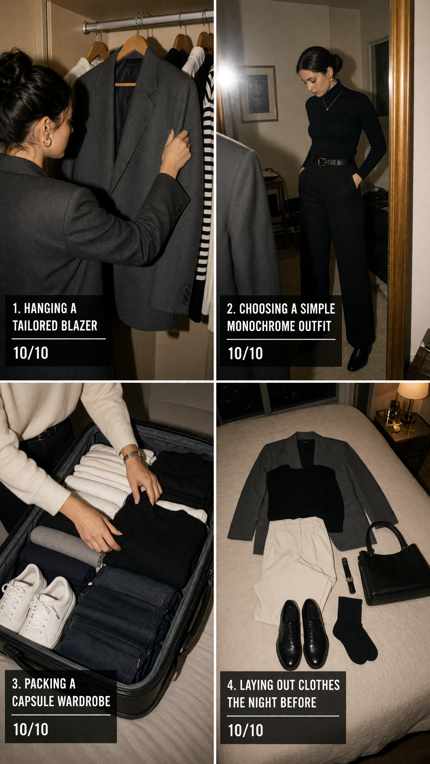 Tailored blazer wardrobe habit