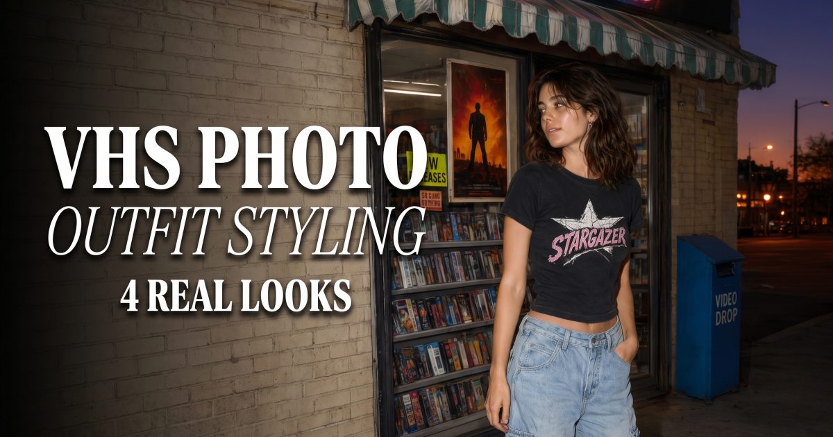 VHS Photo Outfit Styling: 4 Real Looks That Read True