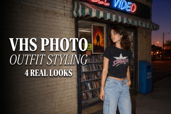 VHS Photo Outfit Styling: 4 Real Looks That Read True