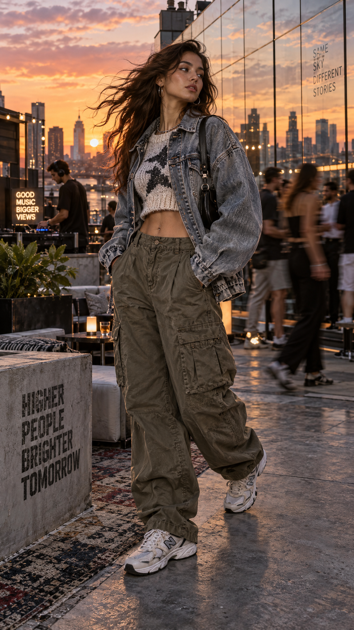 virtual try-on streetwear rooftop look