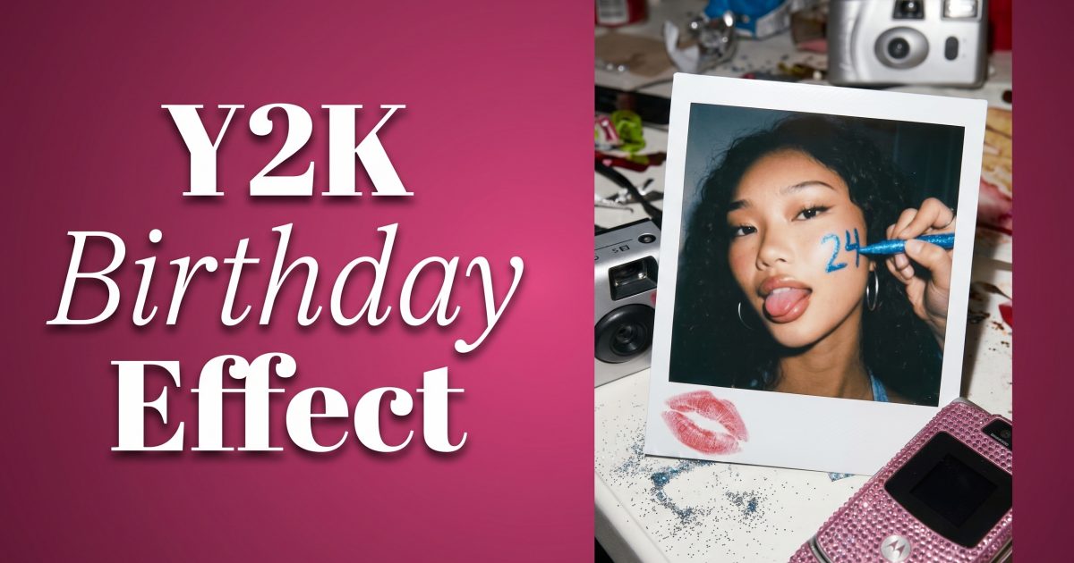 Y2K Birthday Caption Effect: 2 Looks to Try